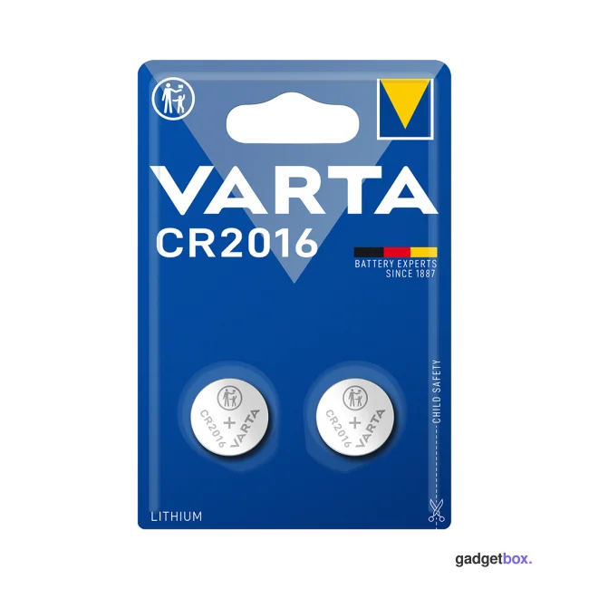 Батарейка VARTA Lithium CR2016 3V 2 шт. в блистере