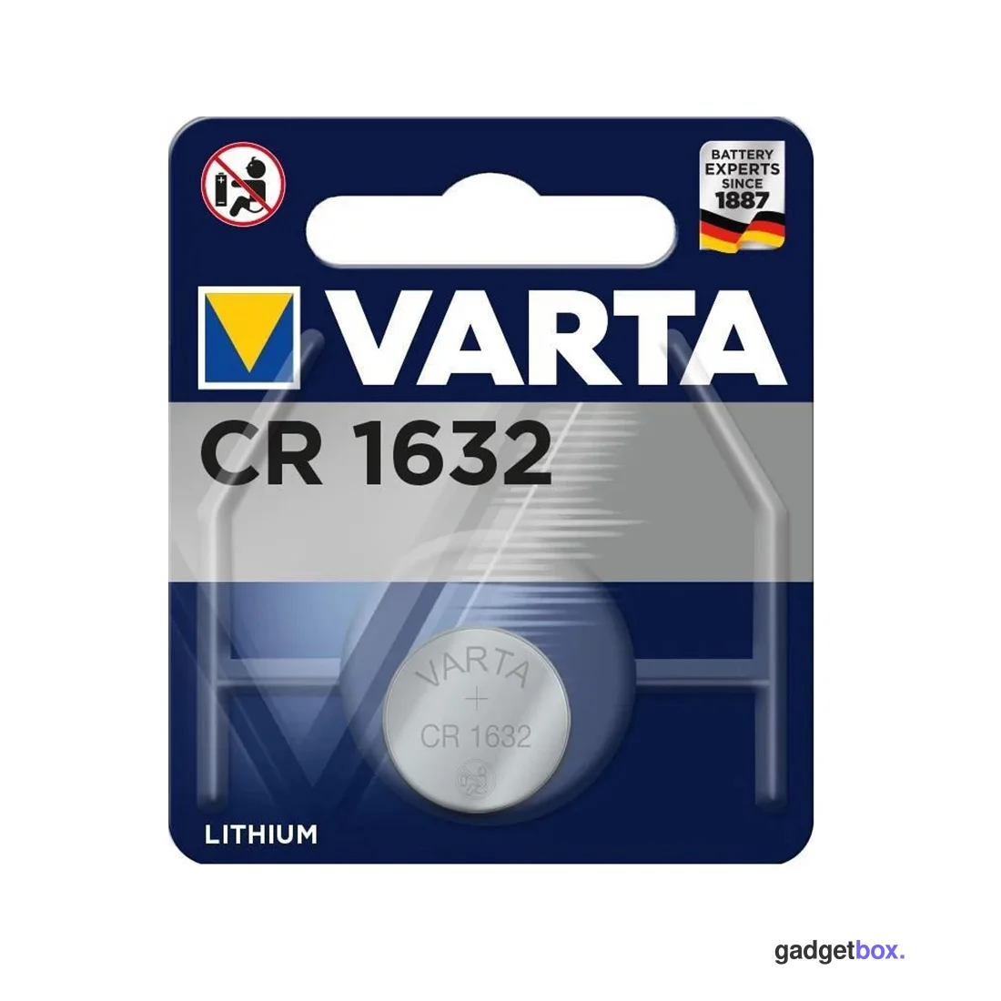 Батарейка VARTA Lithium CR1632 3V 1 шт. в блистере