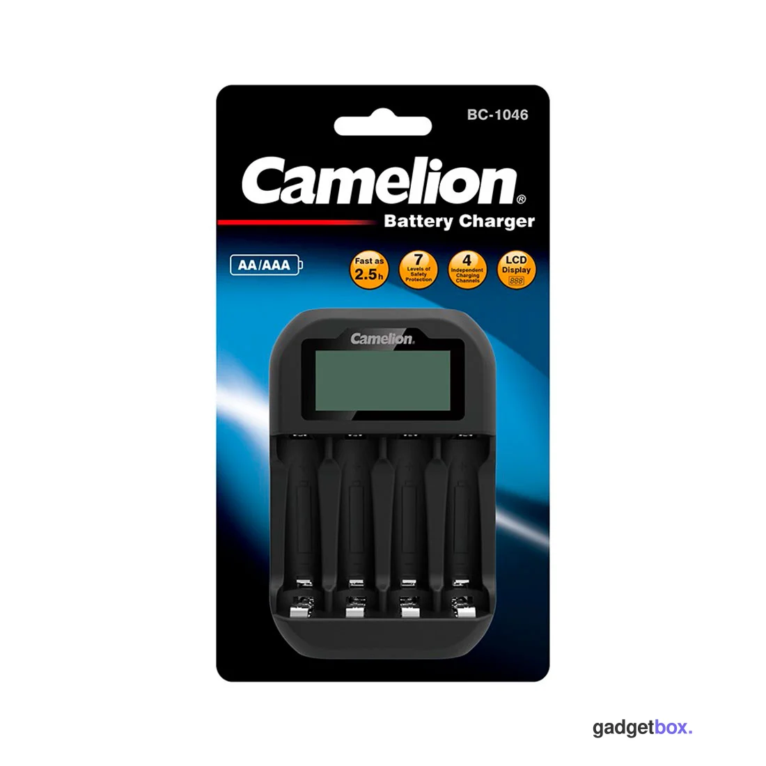 Зарядное устройство Camelion BC-1046-BLK-DB