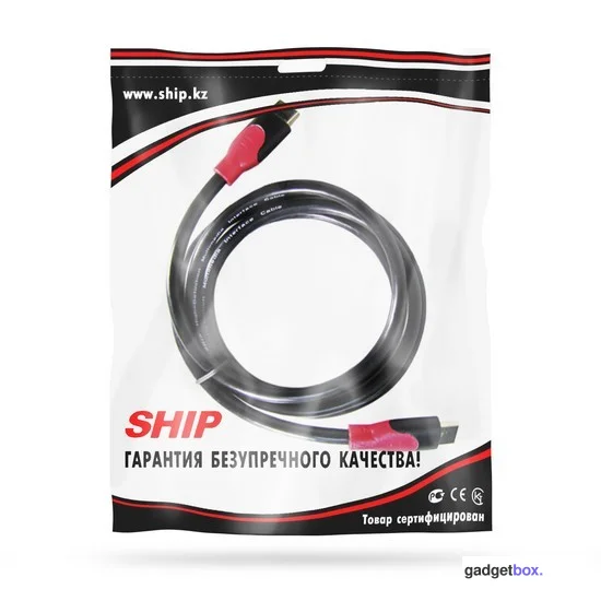 Интерфейсный кабель HDMI-HDMI SHIP SH6016-1.5P 30В Пол. пакет
