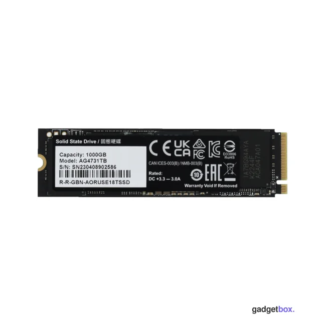 Твердотельный накопитель внутренний Gigabyte 7300 AORUS AG4731TB N 1TB M.2 2280 PCI-E 4.0x4 w/o heat