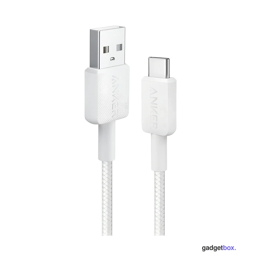 Интерфейсный кабель Anker 322 USB-A to USB-C 1М (A81H5G21) Белый