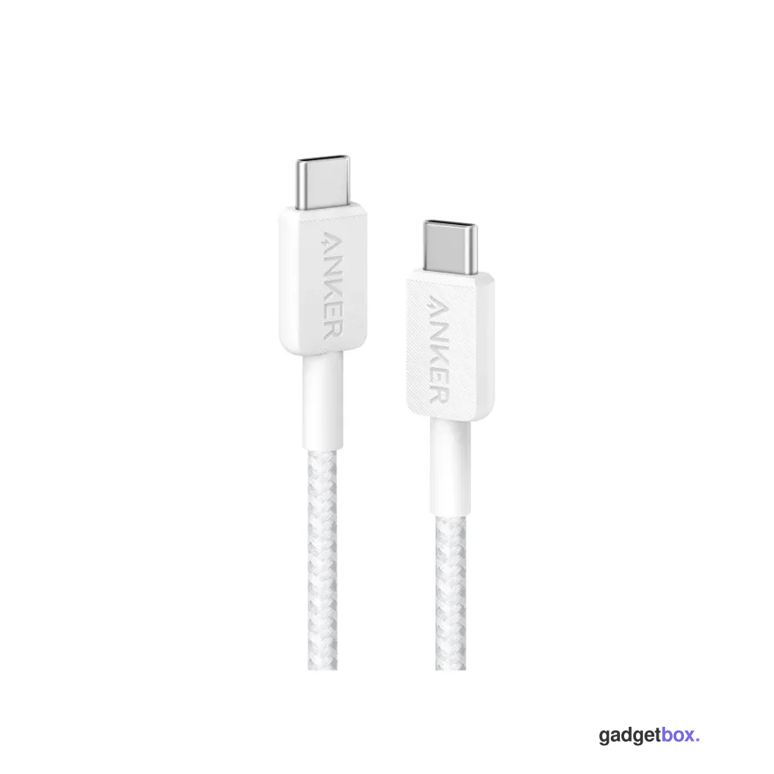 Интерфейсный кабель Anker 322 USB-C to USB-C Cable 2М (A81F6G21) Белый