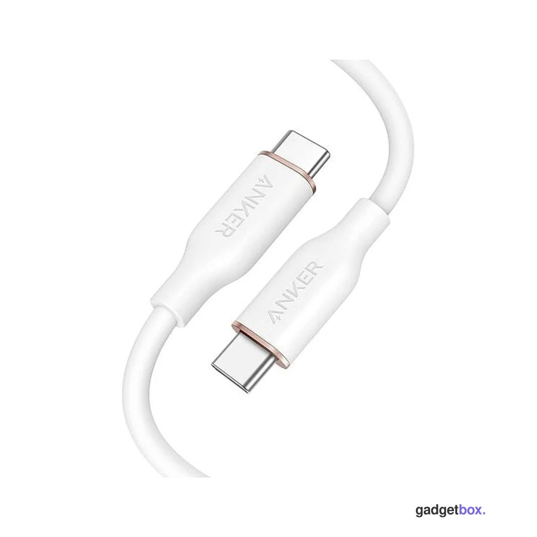 Интерфейсный кабель Anker PowerLine III Flow USB-C to USB-C (A8552H21) Белый