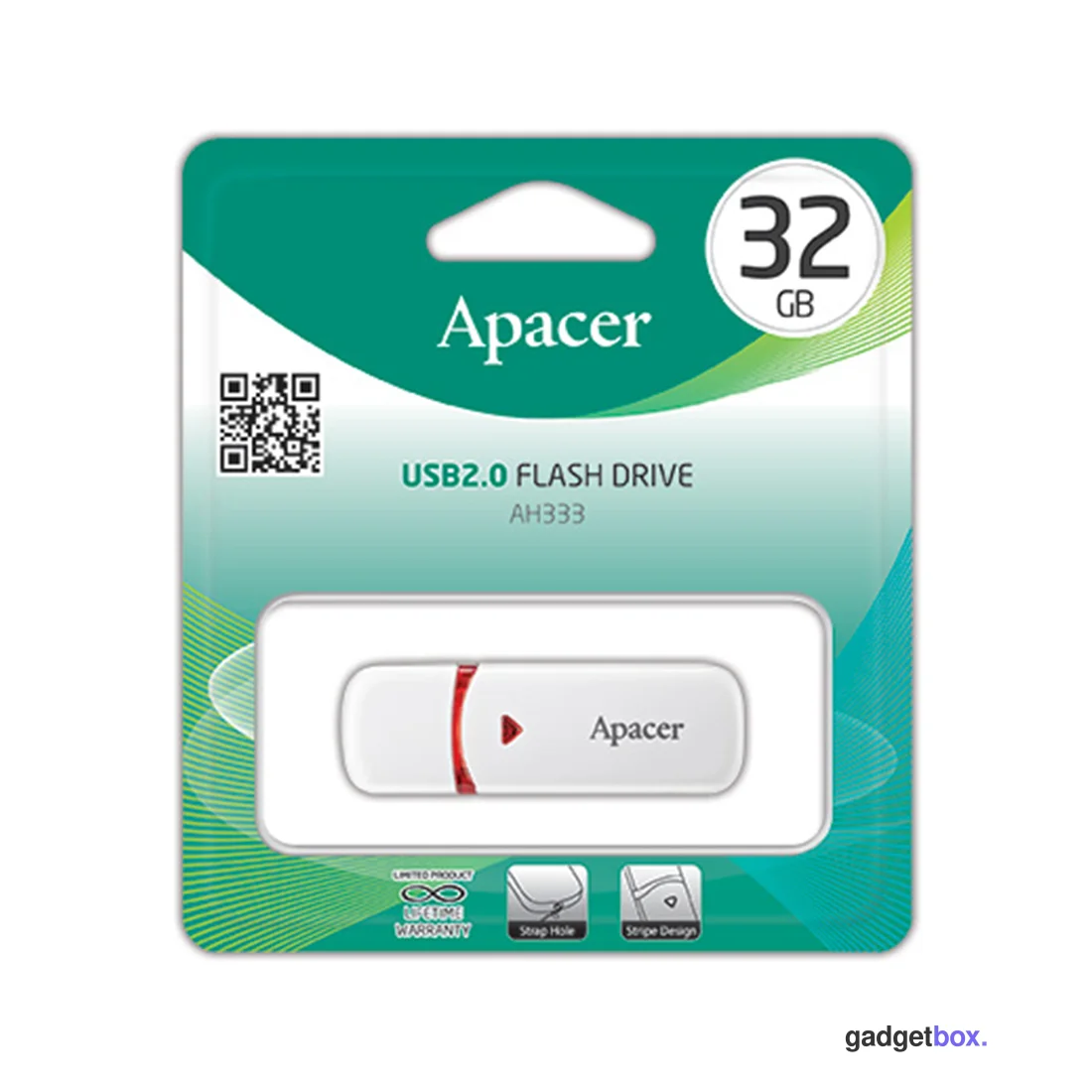 USB-накопитель Apacer AH333 32GB Белый