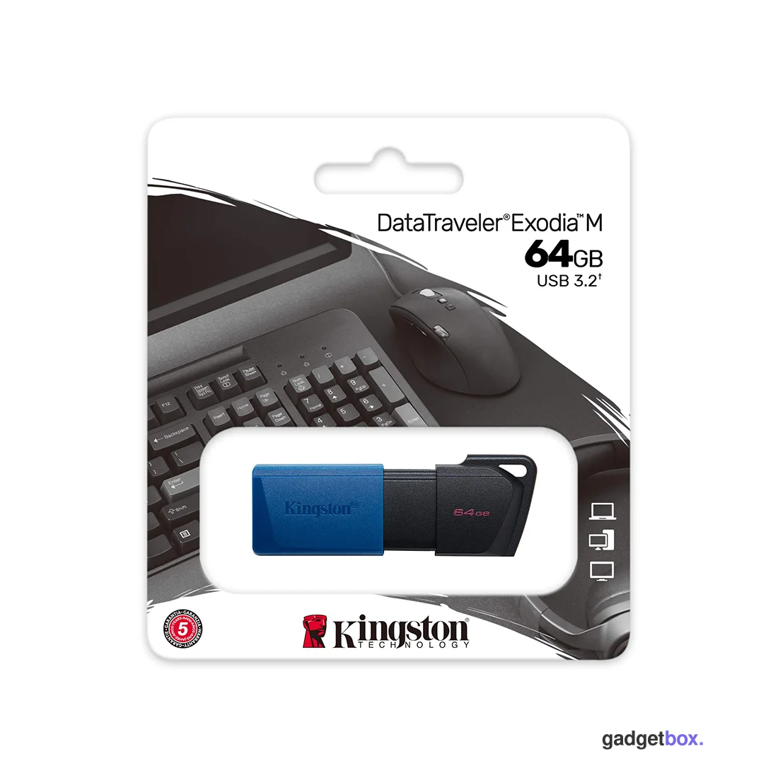 USB-накопитель Kingston DTXM/64GB 64GB Синий