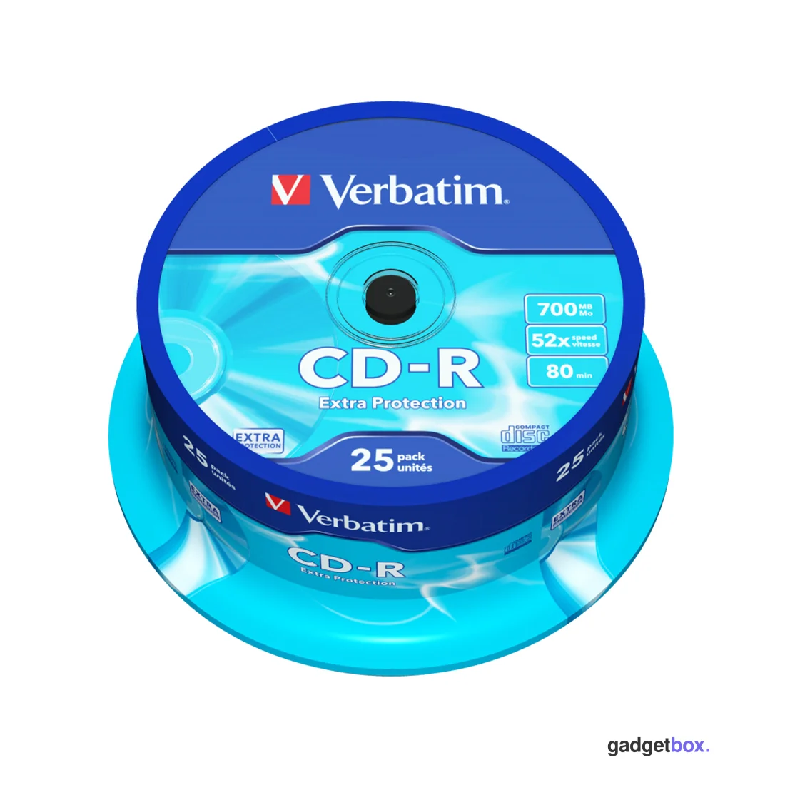 Диск CD-R Verbatim (43432) 700MB 25штук Незаписанный