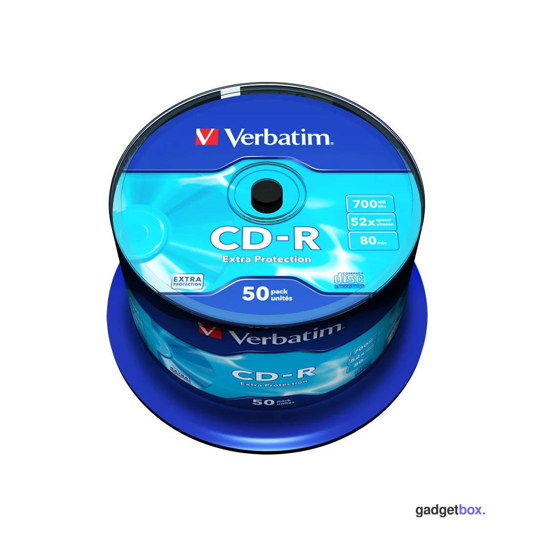 Диск CD-R Verbatim (43351) 700MB 50штук Незаписанный