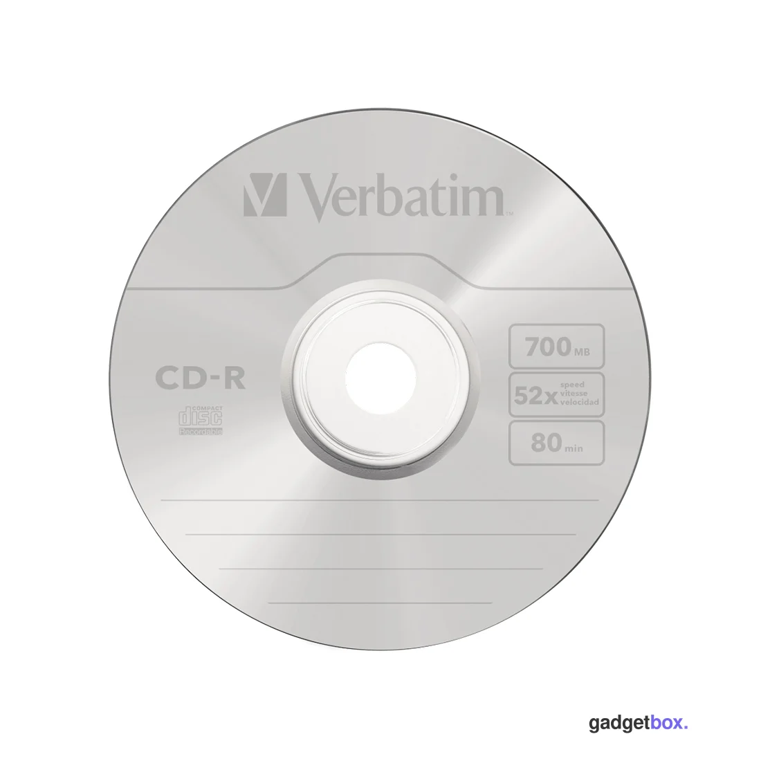 Диск CD-R Verbatim (43352) 700MB 25штук Незаписанный