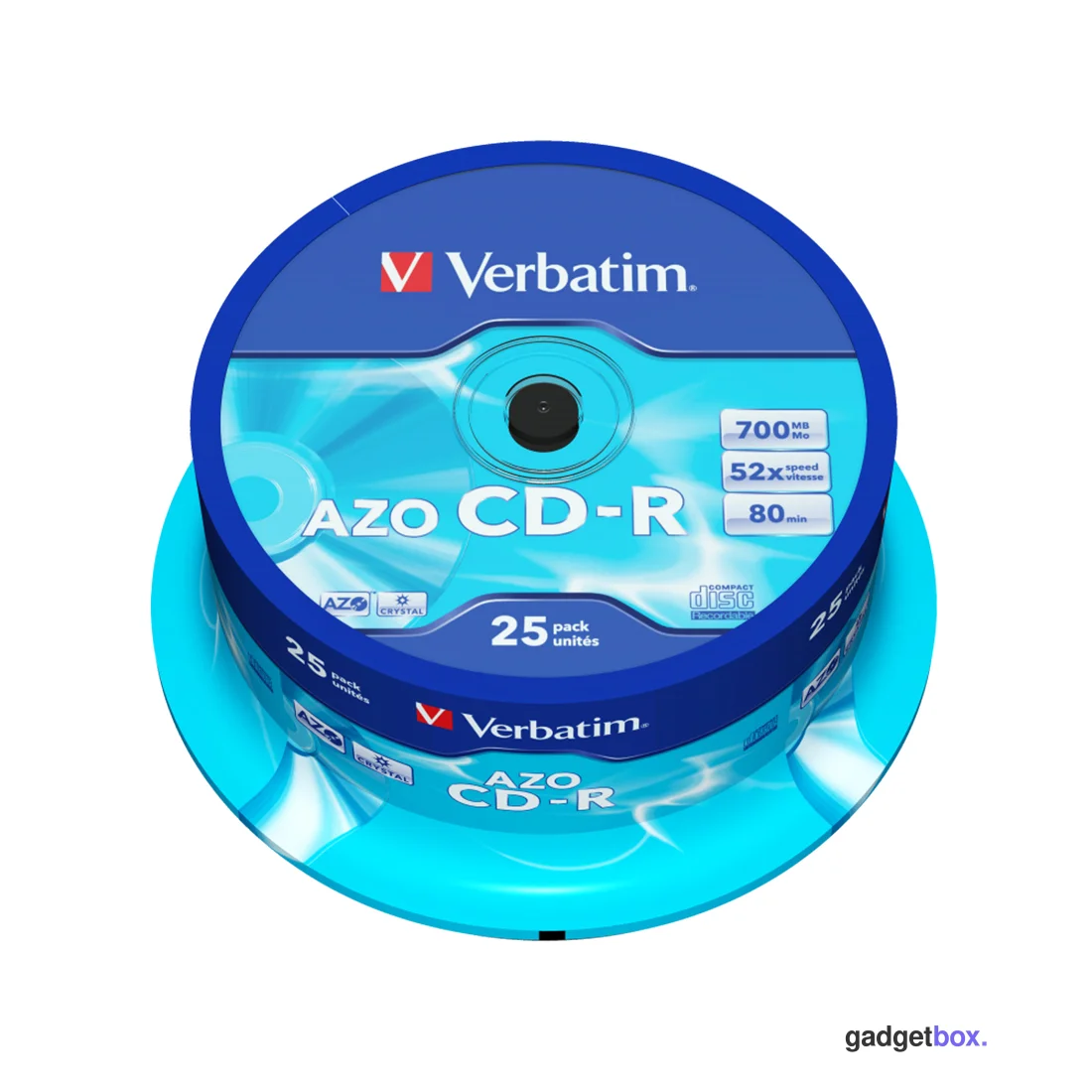 Диск CD-R Verbatim (43352) 700MB 25штук Незаписанный