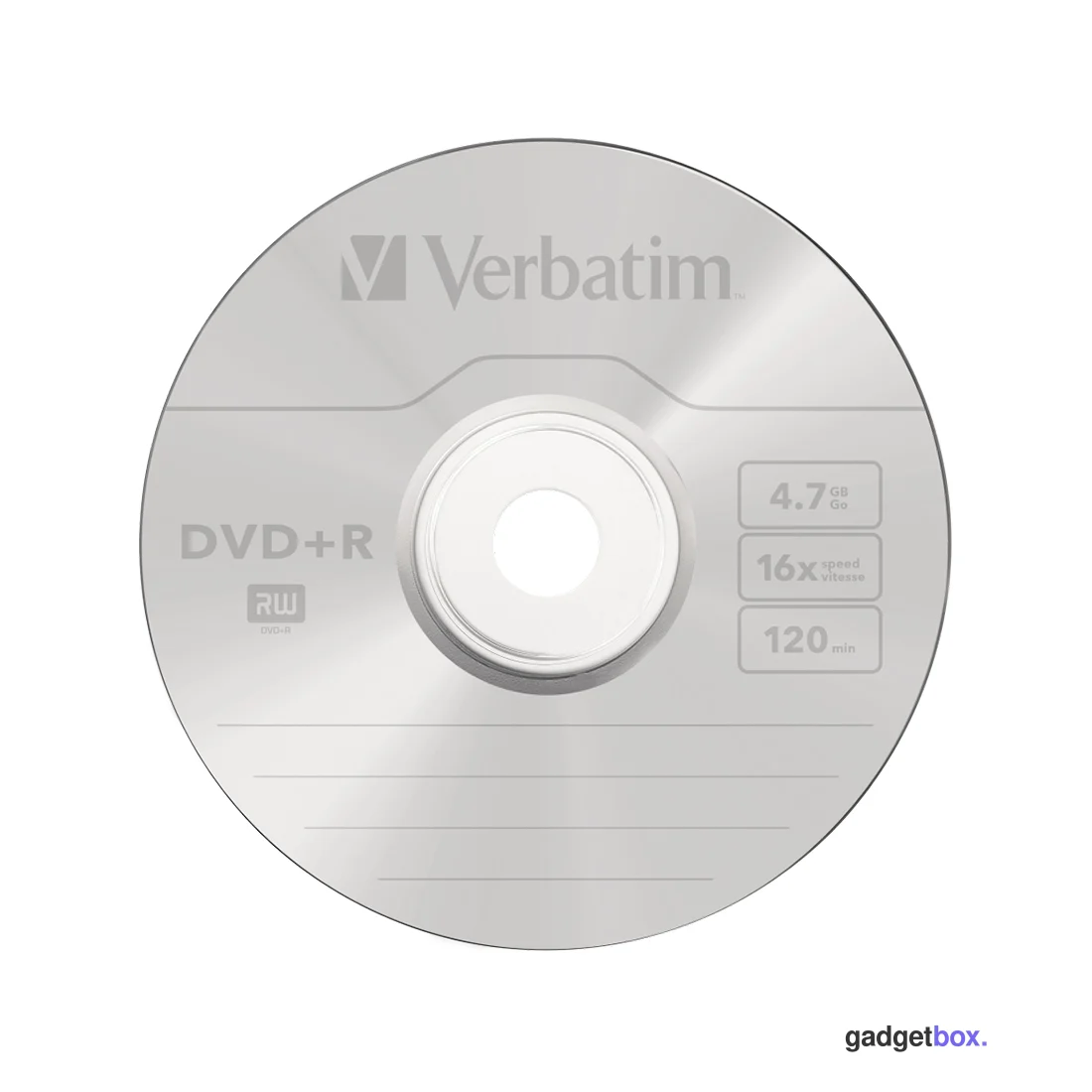 Диск DVD+R Verbatim (43500) 4.7GB 25штук Незаписанный