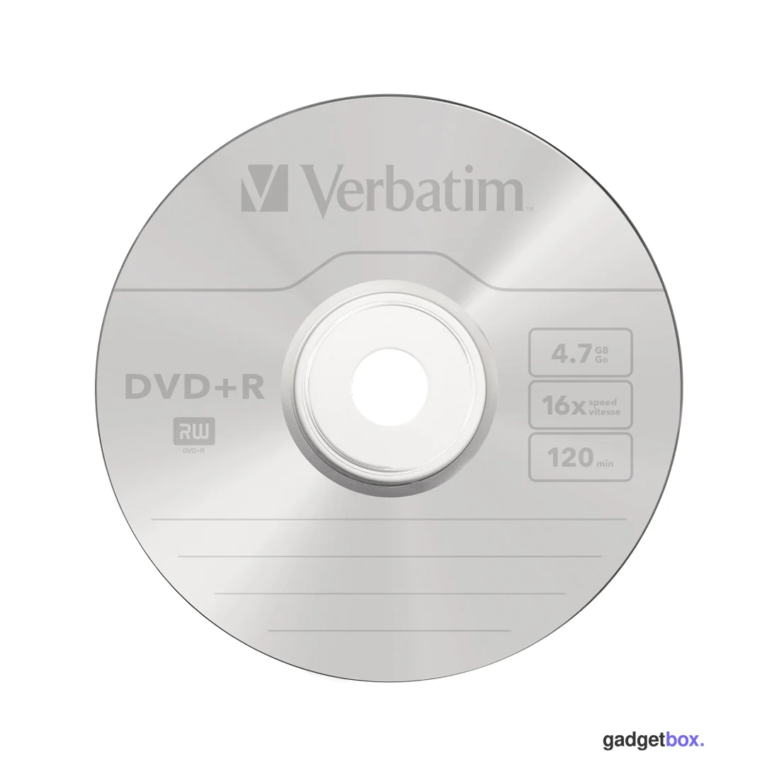 Диск DVD+R Verbatim (43550) 4.7GB 50штук Незаписанный