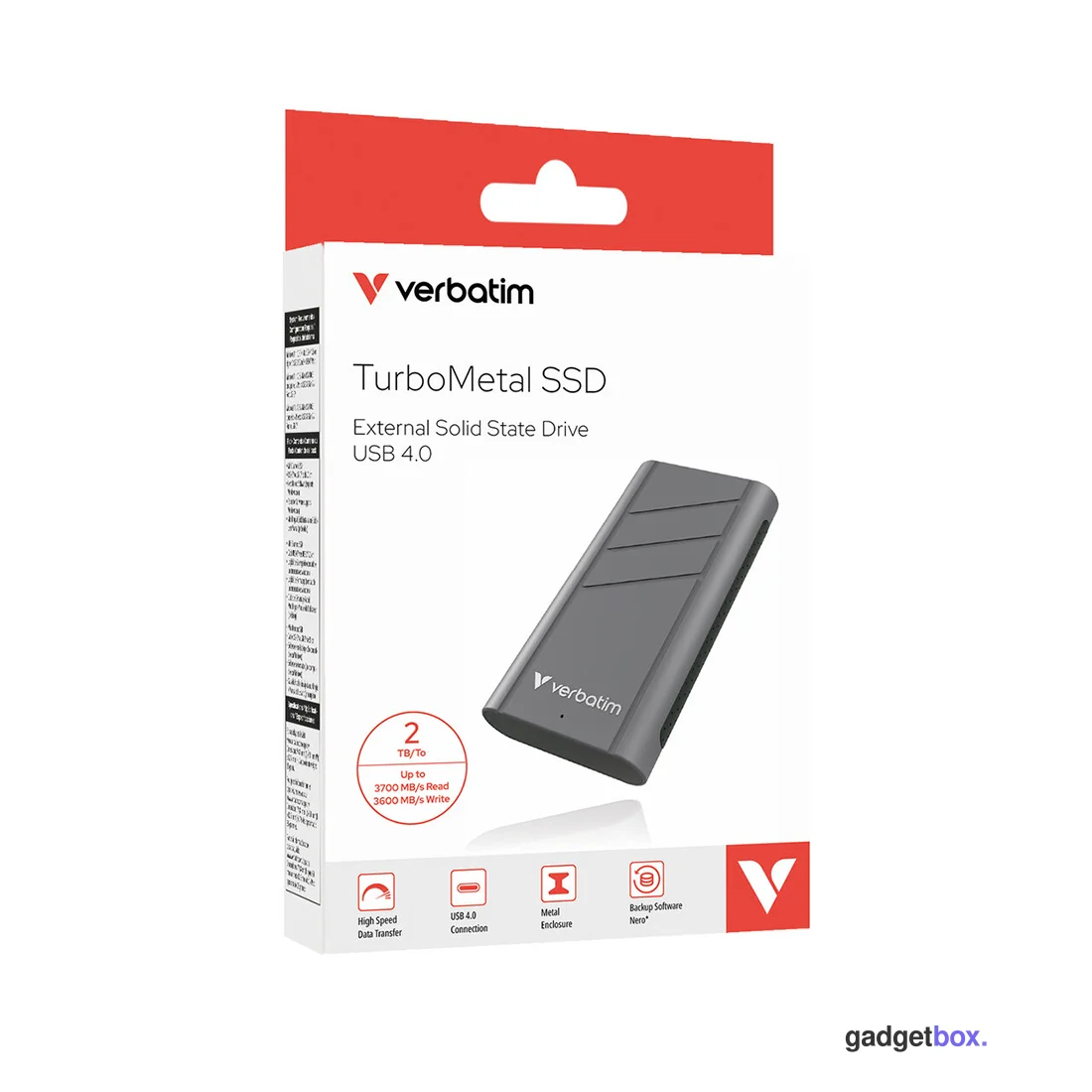 Внешний SSD диск Verbatim TurboMetal 32022 2TB