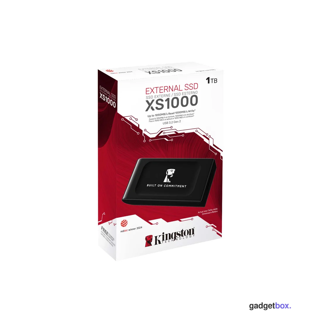 Внешний SSD диск Kingston 1TB XS1000 Черный
