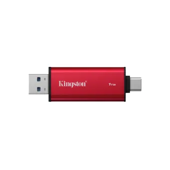 Внешний SSD диск Kingston 2TB Dual Portable Красный