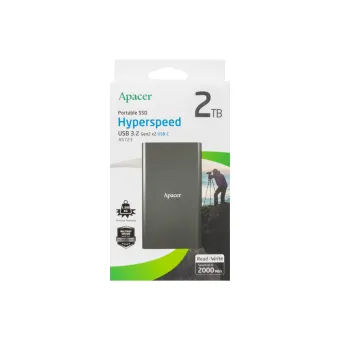 Внешний SSD диск Apacer 2TB AS723 Черный