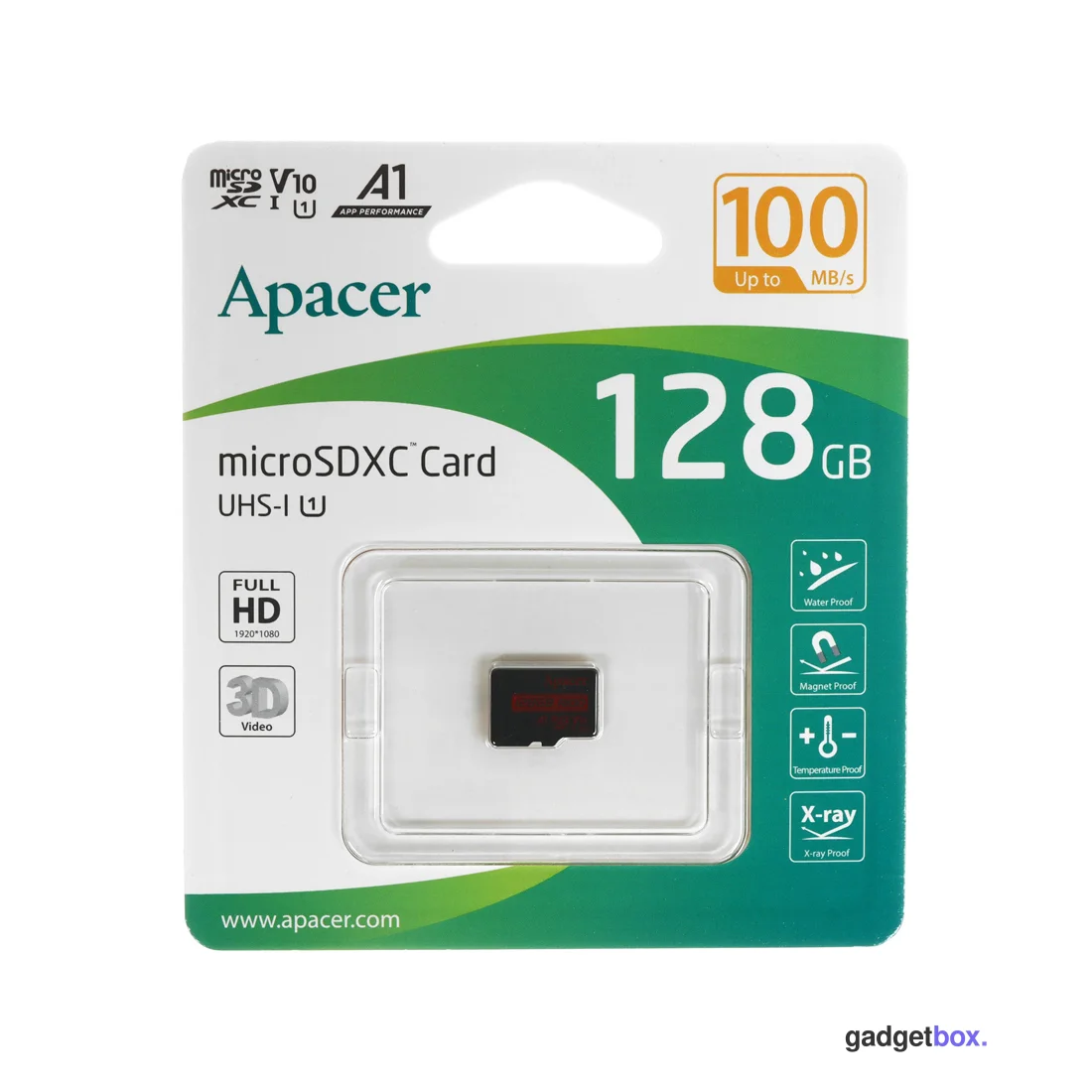 Карта памяти Apacer AP128GMCSX10UB-RA 128GB