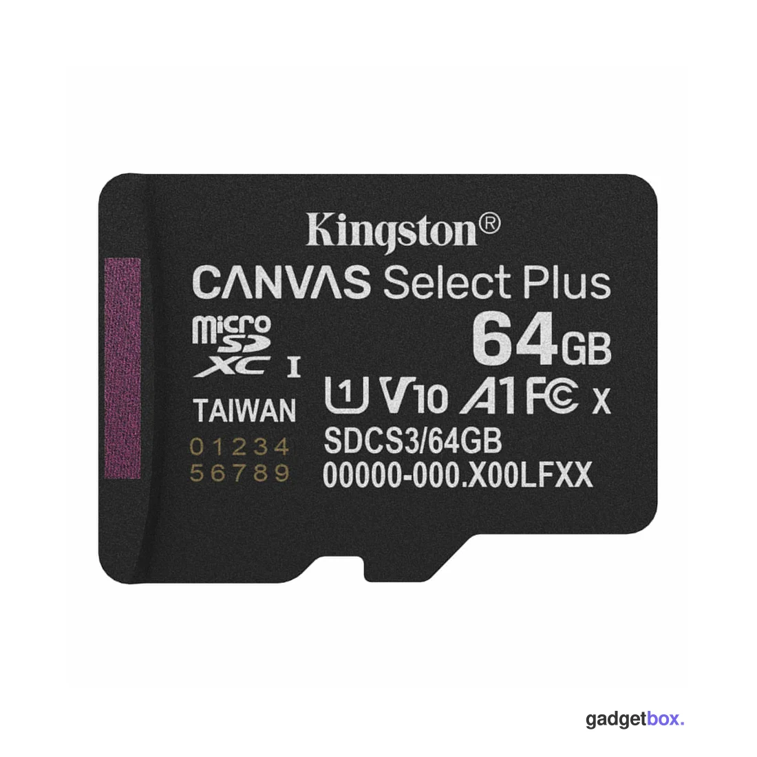 Карта памяти Kingston SDCS3/64GBSP Canvas Select Plus A1 U1 V10 64GB