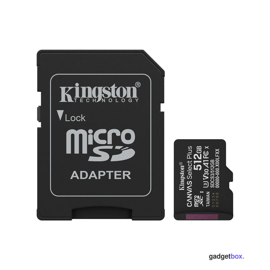 Карта памяти Kingston SDCS3/512GB Canvas Select Plus A1 U3 V30 512GB