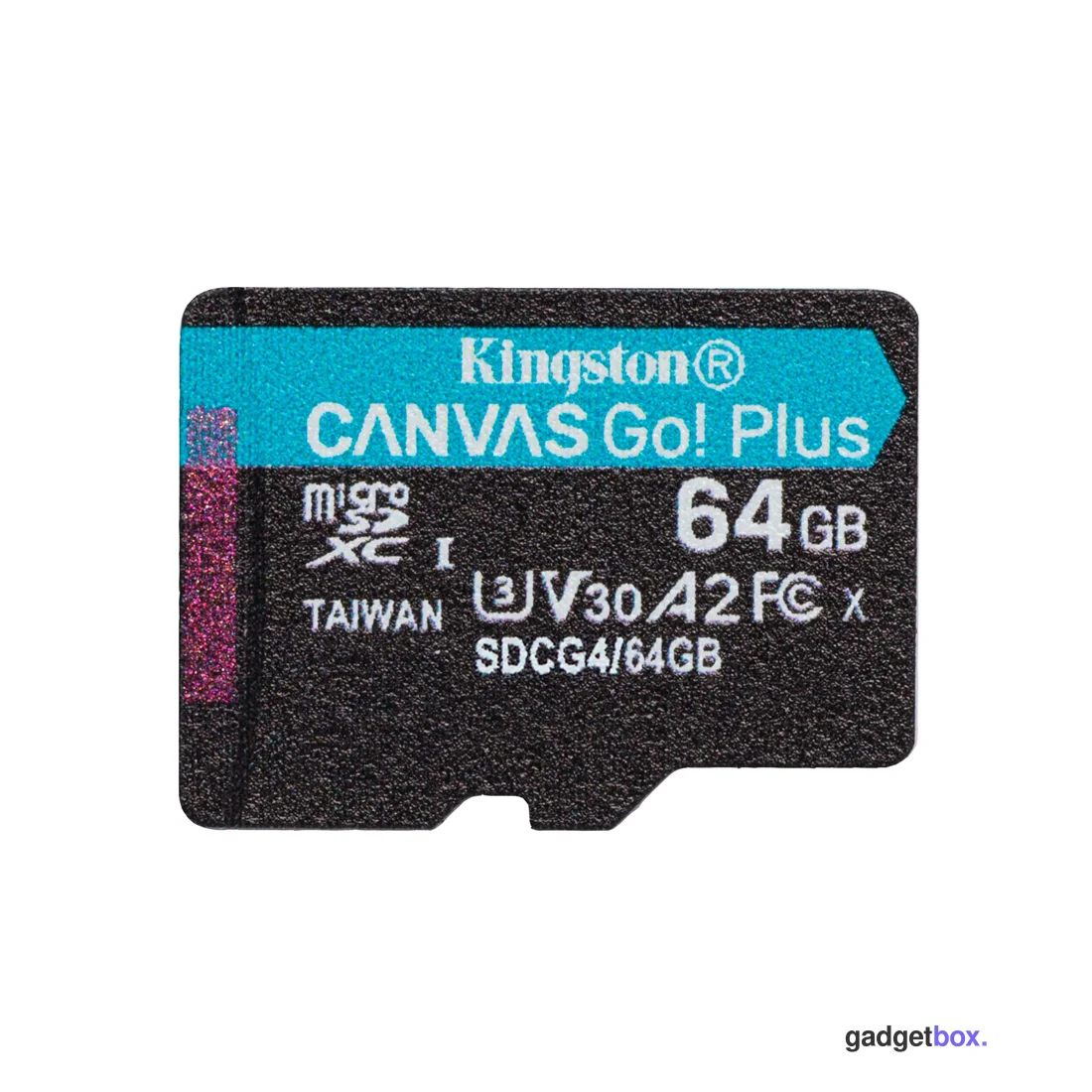 Карта памяти Kingston SDCG4/64GBSP Canvas Go Plus A2 U3 V30 64GB