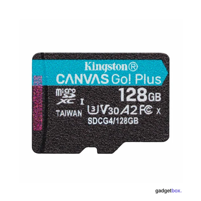 Карта памяти Kingston SDCG4/128GBSP Canvas Go Plus A2 U3 V30 128GB