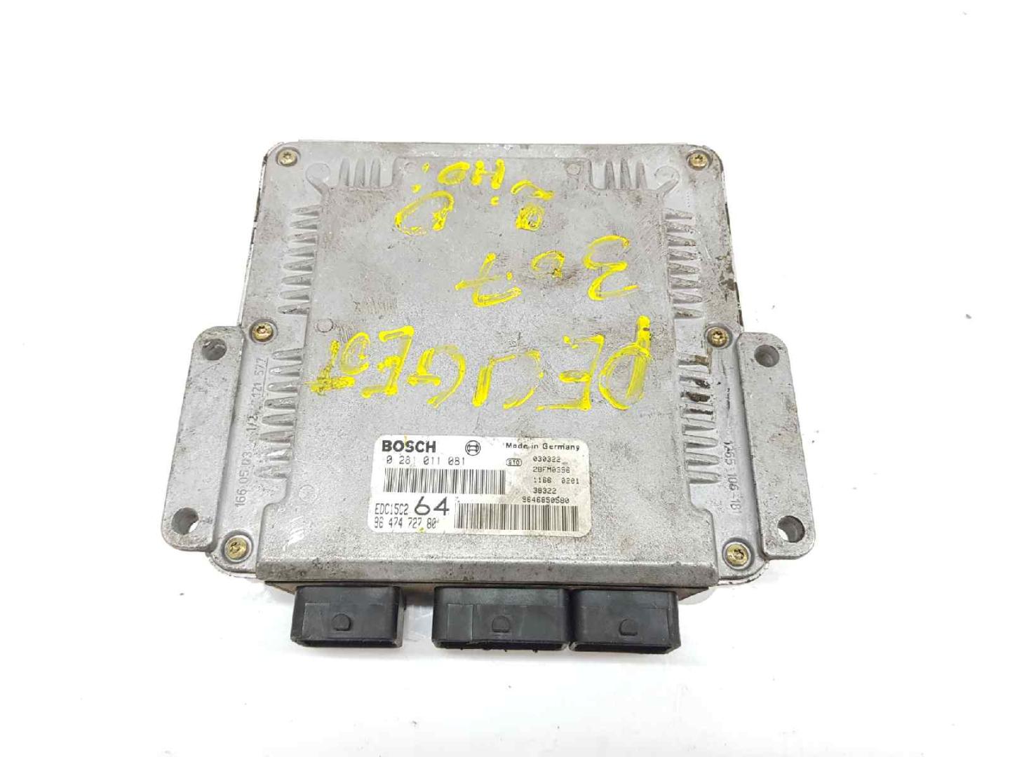 CENTRALINA DO MOTOR UCE PEUGEOT 307 BREAK SW S104.2002