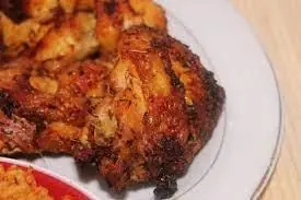 Authentic Cameroonian Charcoal-Grilled Spiced Chicken