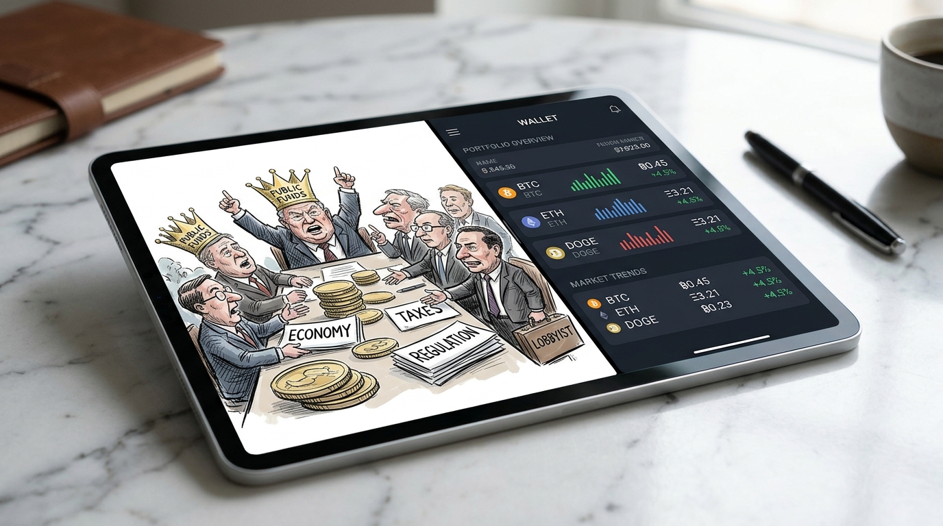 Crypto Market Cap Hits $2.61T as Political Tokens Rise