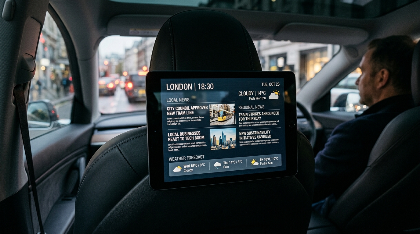 In-Taxi Digital Signage Market to Expand Through 2035