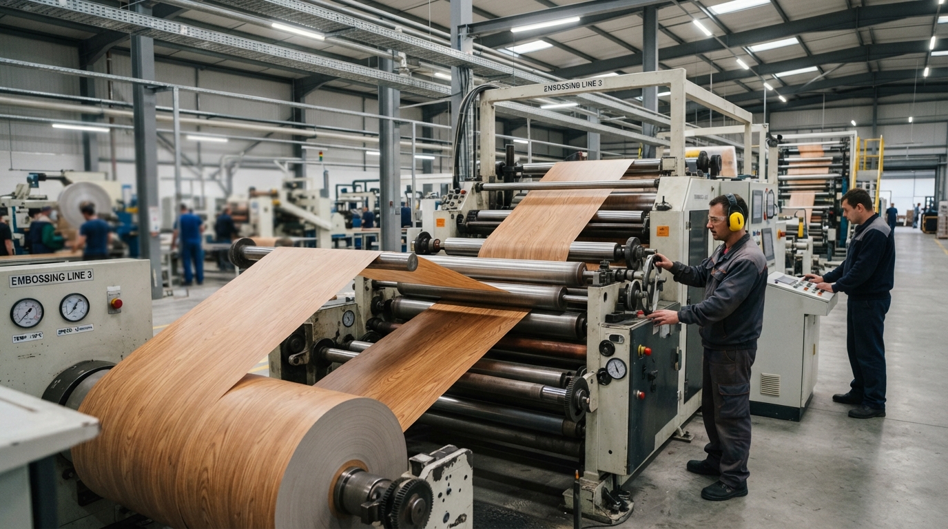 Vinyl Flooring Chases Authenticity at Factory Scale