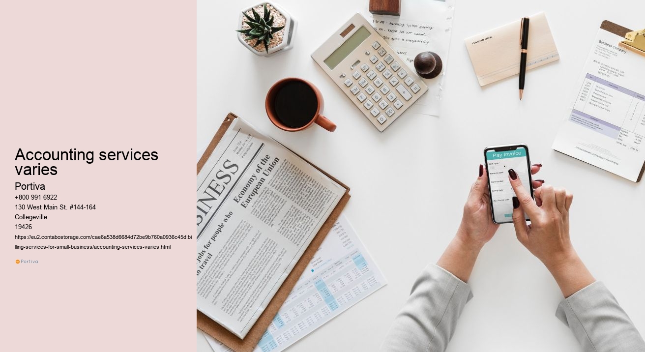 accounting services varies