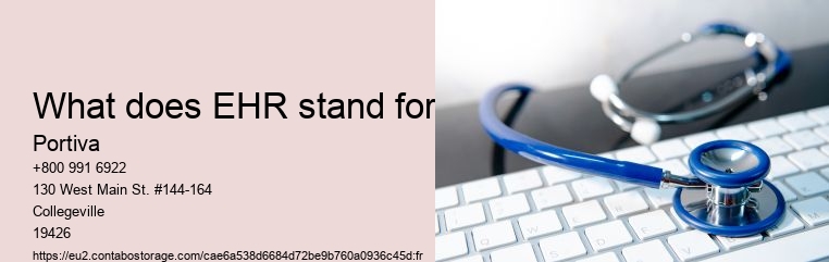 What does EHR stand for