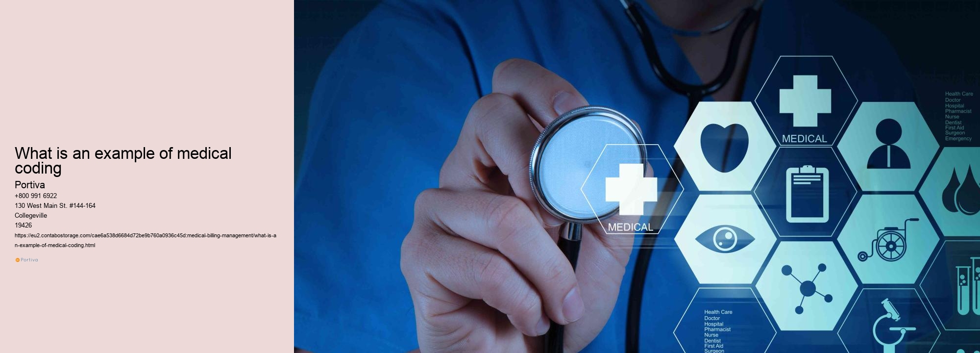 What is an example of medical coding