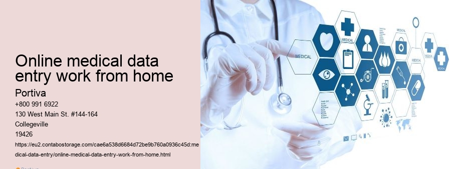 online medical data entry work from home