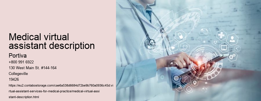 medical virtual assistant description