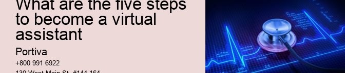 What are the five steps to become a virtual assistant