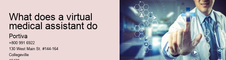 what does a virtual medical assistant do