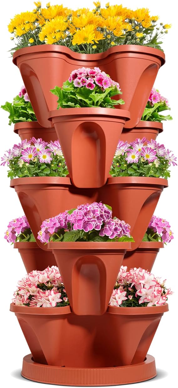 Large Vertical Planting Tower for Garden