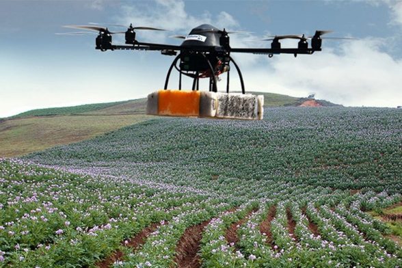 Multi-tasking agricultural drone