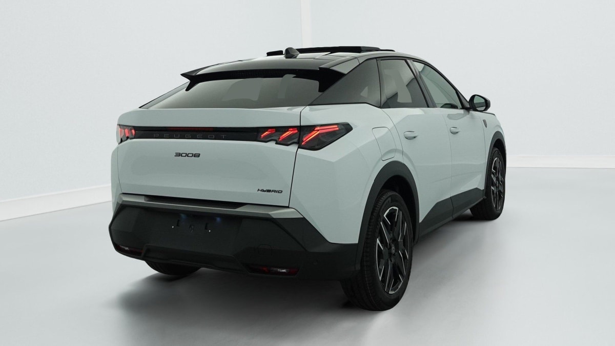 PEUGEOT 3008 Hybrid 145 e-DCS6 GT + Pack Hi-Fi Focal Système + Pack Toit Ouvrant