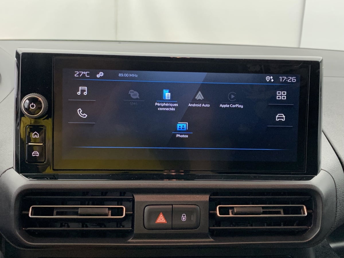 PEUGEOT PARTNER XL 950 KG BLUEHDI 130 S S EAT8 + Pack Caméra + Pack Techno