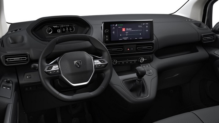 PEUGEOT PARTNER M 650 KG BLUEHDI 100 S&S BVM6 3PL + CABINE EXTENSO + MIRROR SCREEN