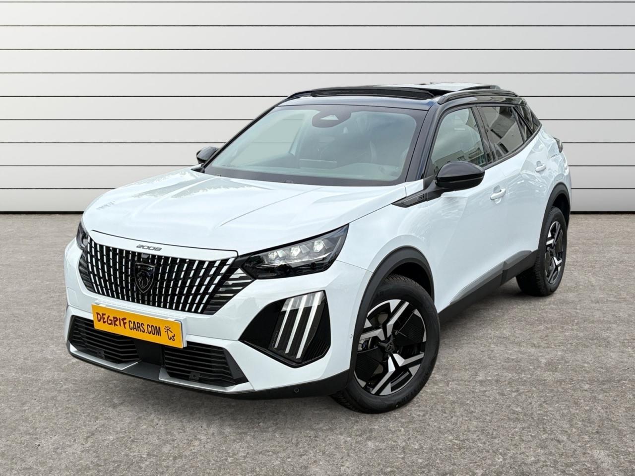 PEUGEOT 2008 HYBRID 145 GT 1.2 Hybrid 136 e-DCS6 + TOIT OUVR + CAMERA 360 + SIEGE ELEC MASSANT + ALCANTARA + TVA