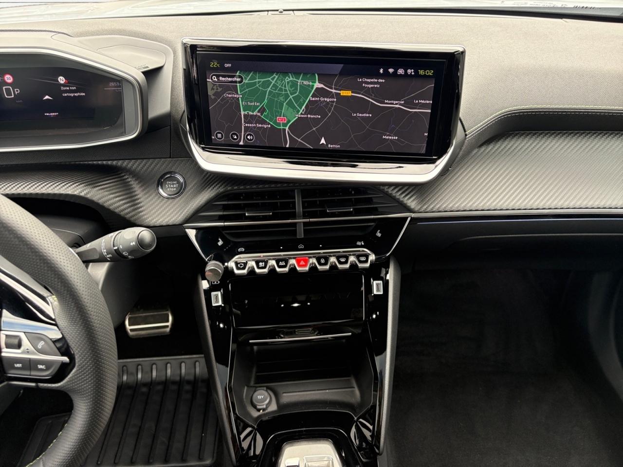 PEUGEOT 2008 HYBRID 145 GT 1.2 Hybrid 136 e-DCS6 + TOIT OUVR + CAMERA 360 + SIEGE ELEC MASSANT + ALCANTARA + TVA