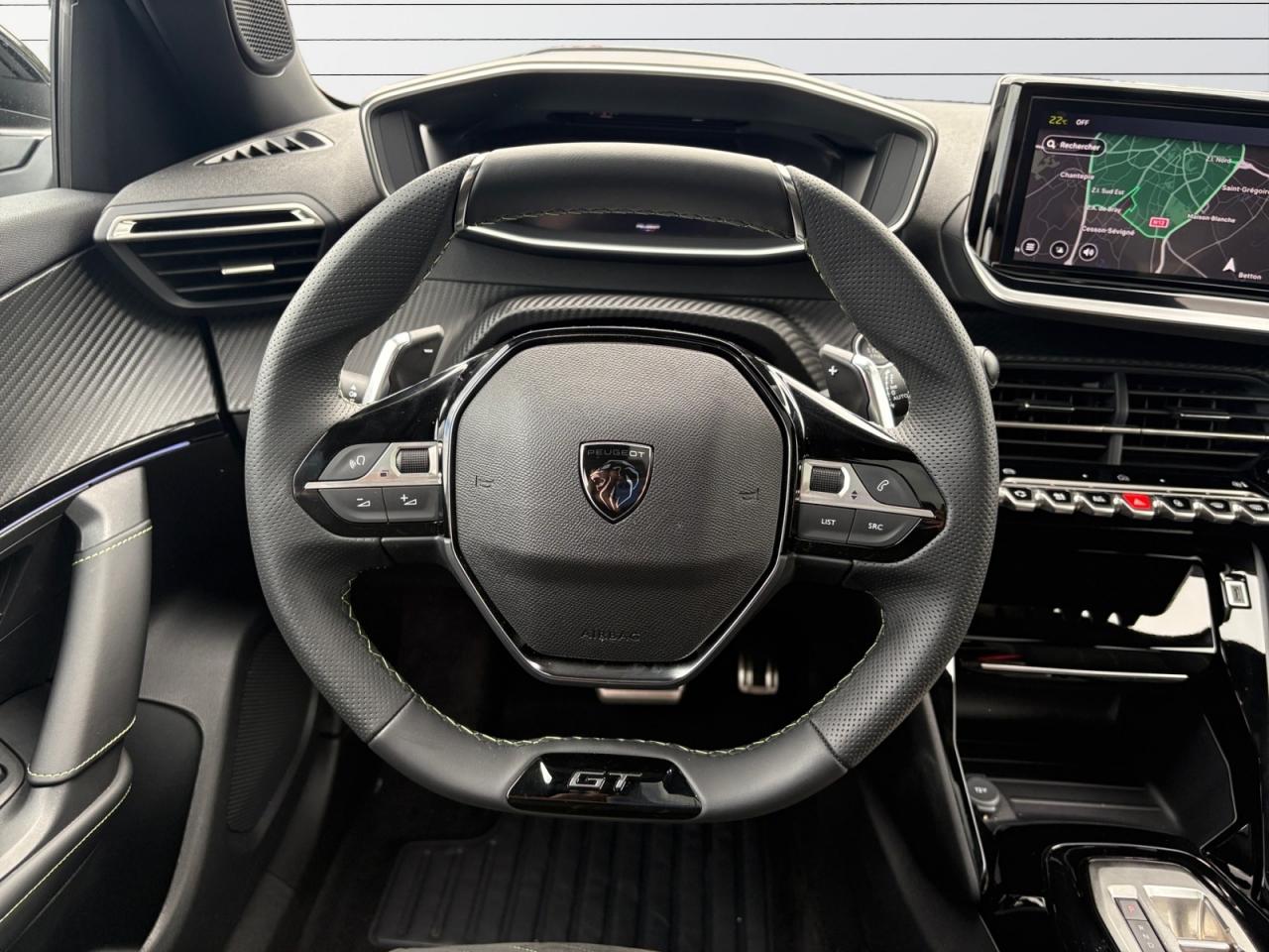 PEUGEOT 2008 HYBRID 145 GT 1.2 Hybrid 136 e-DCS6 + TOIT OUVR + CAMERA 360 + SIEGE ELEC MASSANT + ALCANTARA + TVA