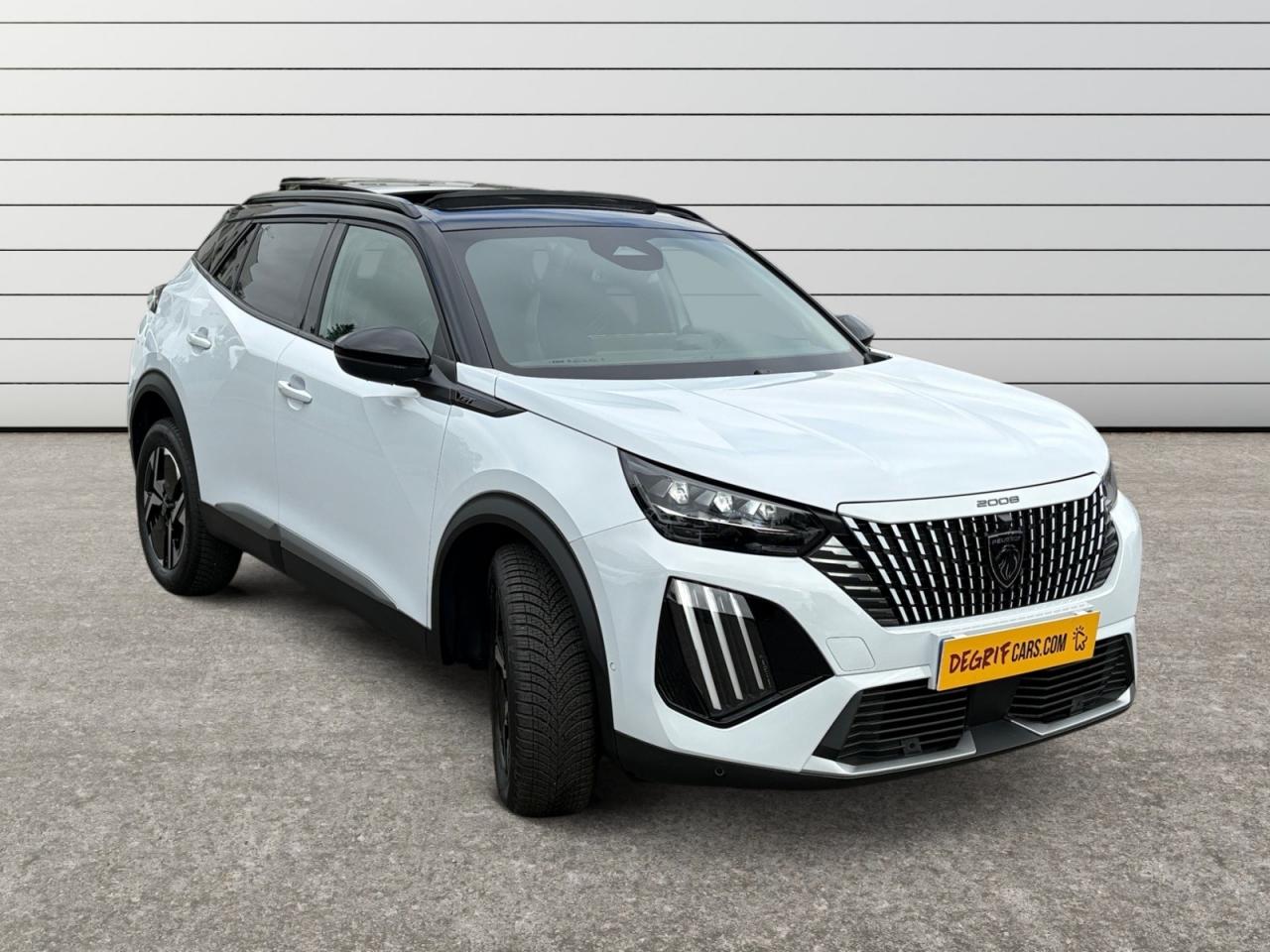 PEUGEOT 2008 HYBRID 145 GT 1.2 Hybrid 136 e-DCS6 + TOIT OUVR + CAMERA 360 + SIEGE ELEC MASSANT + ALCANTARA + TVA