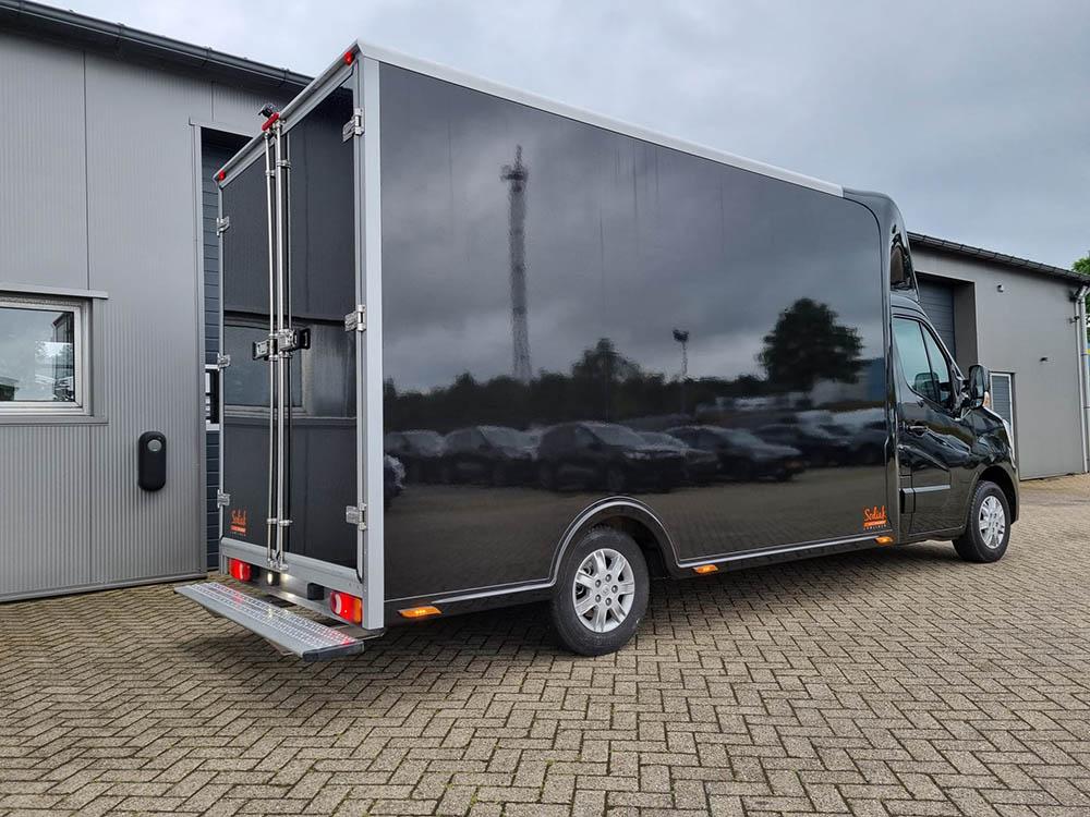RENAULT MASTER Kofferaufbau 2.3 dCi 165PS 3,5t 3-Sitzer Klima Navi RÃ¼ckf.Kamera HecktÃ¼ren 270Â° Innenraumverkleidung Laderaum 4100x2120