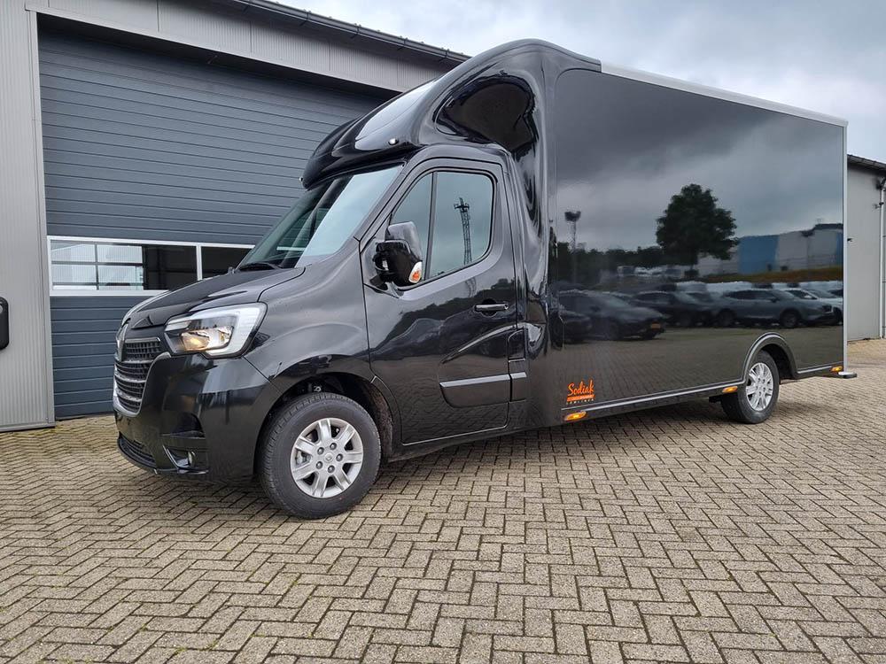 RENAULT MASTER Kofferaufbau 2.3 dCi 165PS 3,5t 3-Sitzer Klima Navi RÃ¼ckf.Kamera HecktÃ¼ren 270Â° Innenraumverkleidung Laderaum 4100x2120