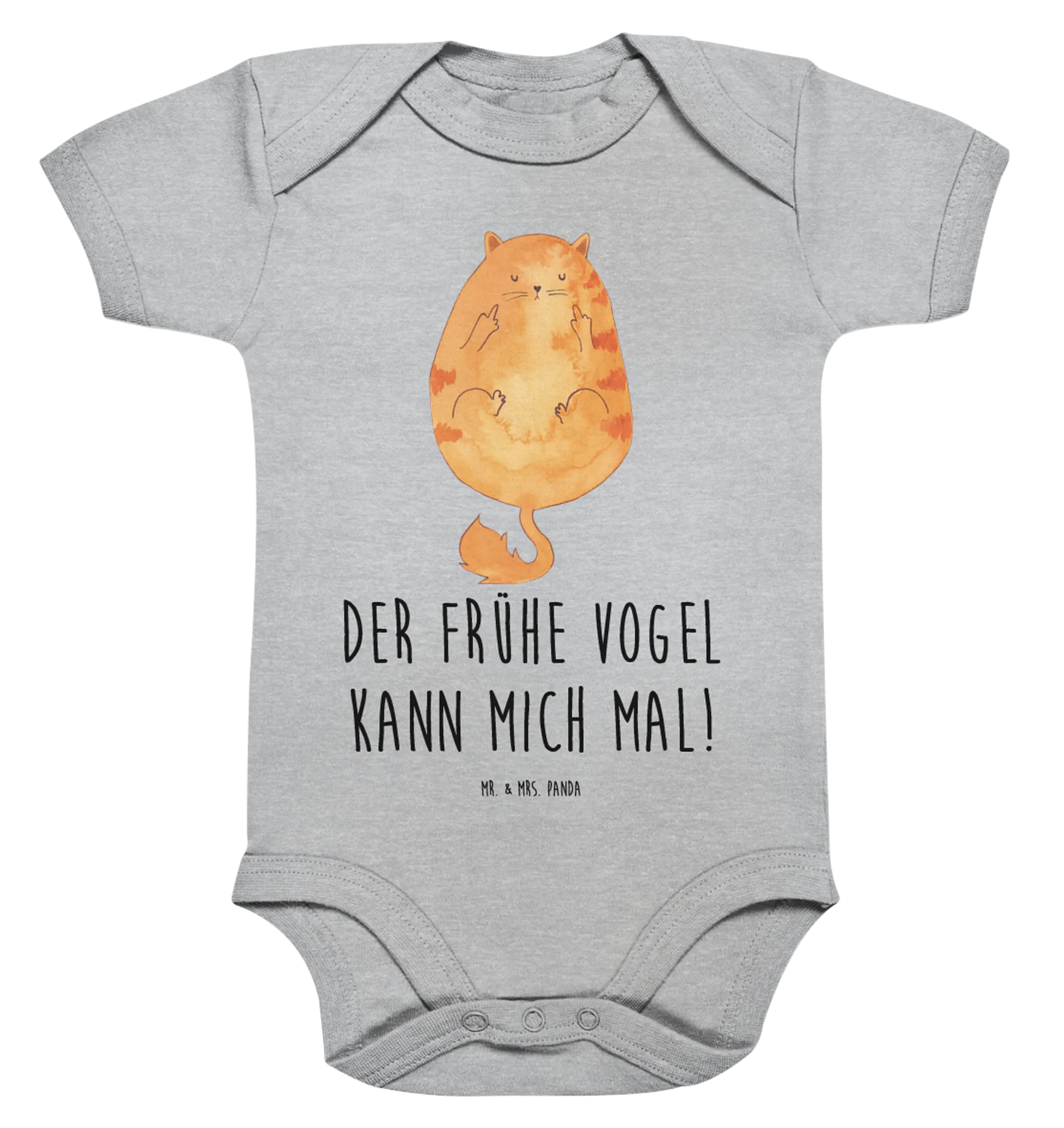 Organic Baby Body Katze Frühaufsteher