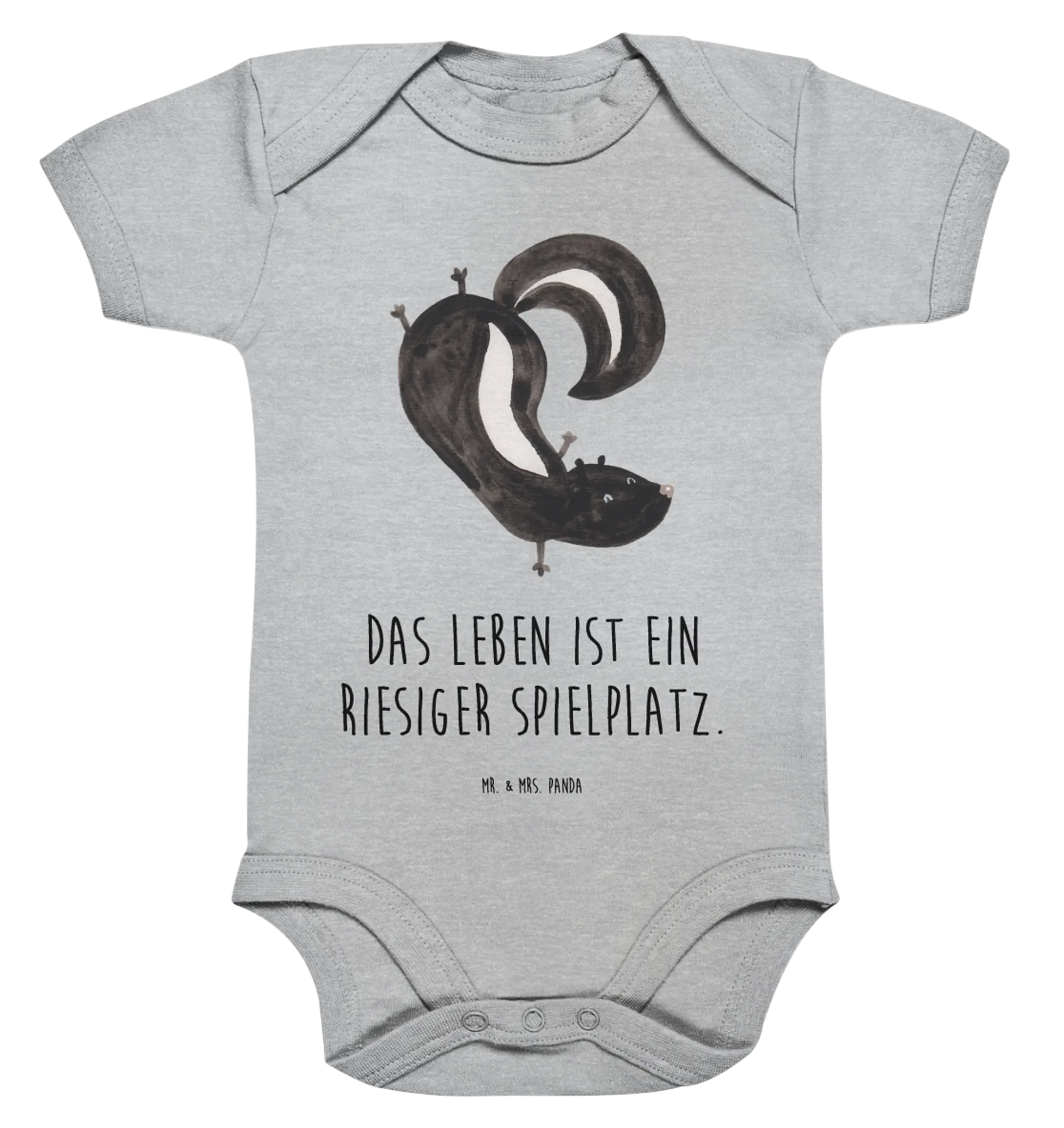 Organic Baby Body Stinktier Handstand